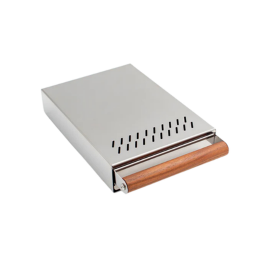 Large Under-Grinder Waste Drawer With Walnut Finish